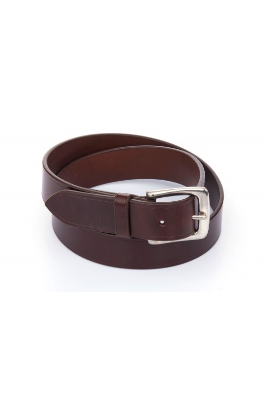 EB Italian Chestnut Leather Belt